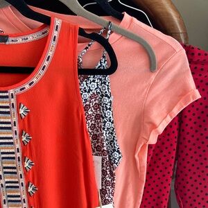 Bundle of 4 Pieces of XSmall Clothing. THML, Loft, Pink and Zara